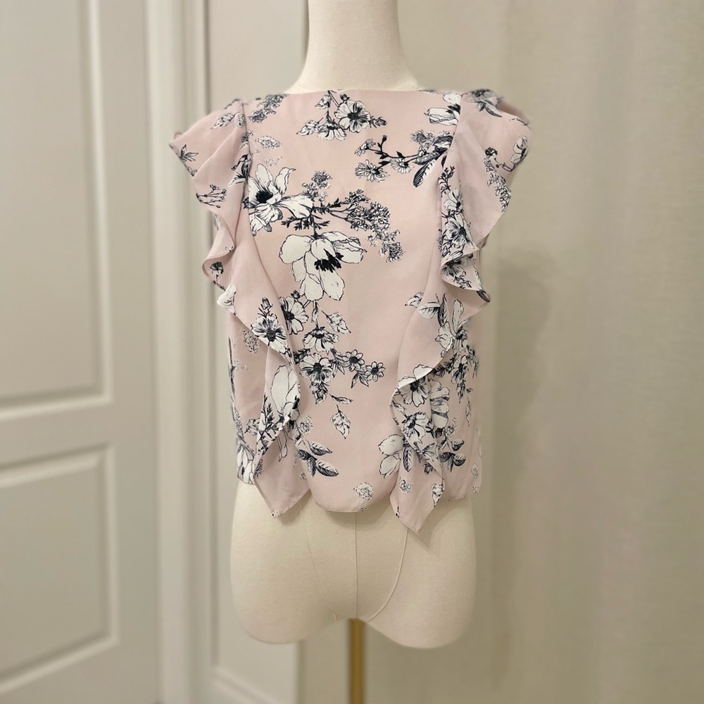 Miss Selfridge Silky Ruffled Blouse